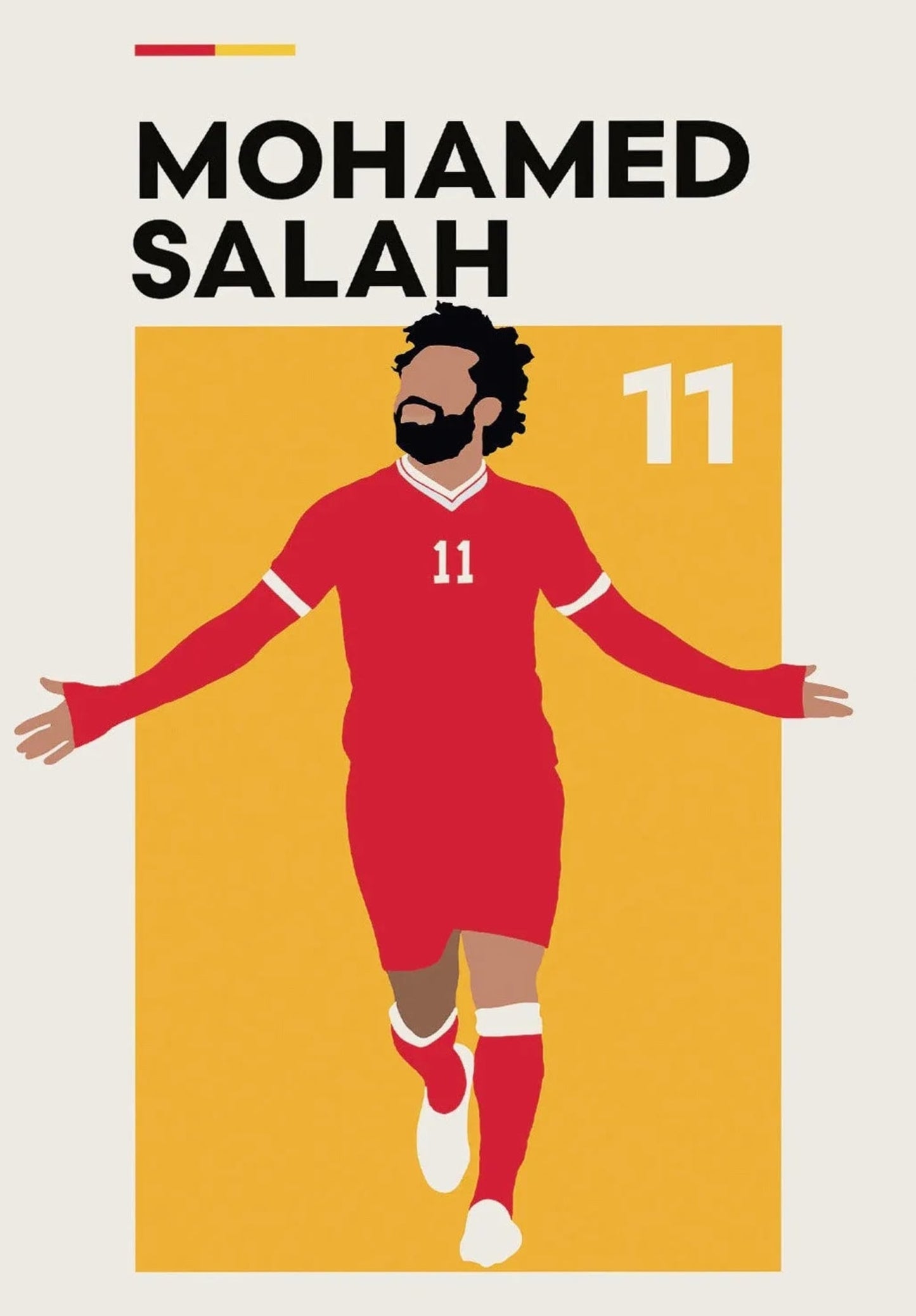 Mohamed Salah 11 | Football Superstar Artwork