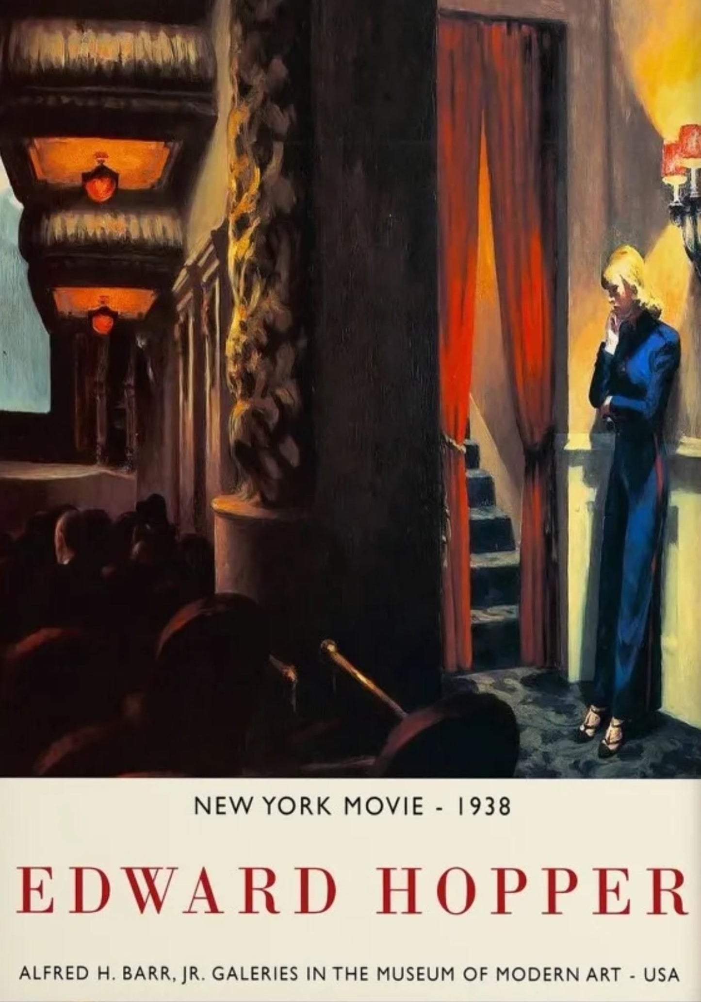 Edward Hopper | New York Movie 1938 | Vintage Cinema Scene