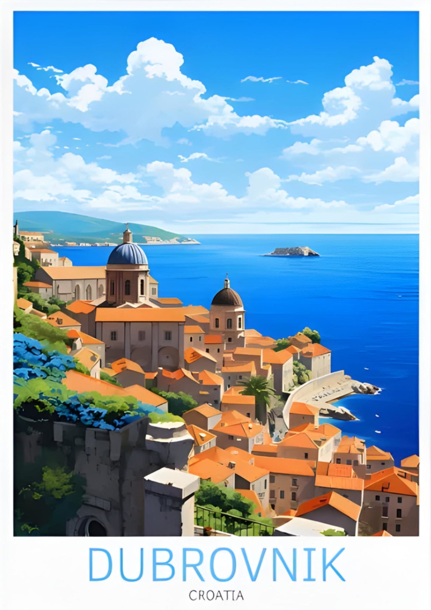 Dubrovnik Scenic View | Iconic European Landmarks