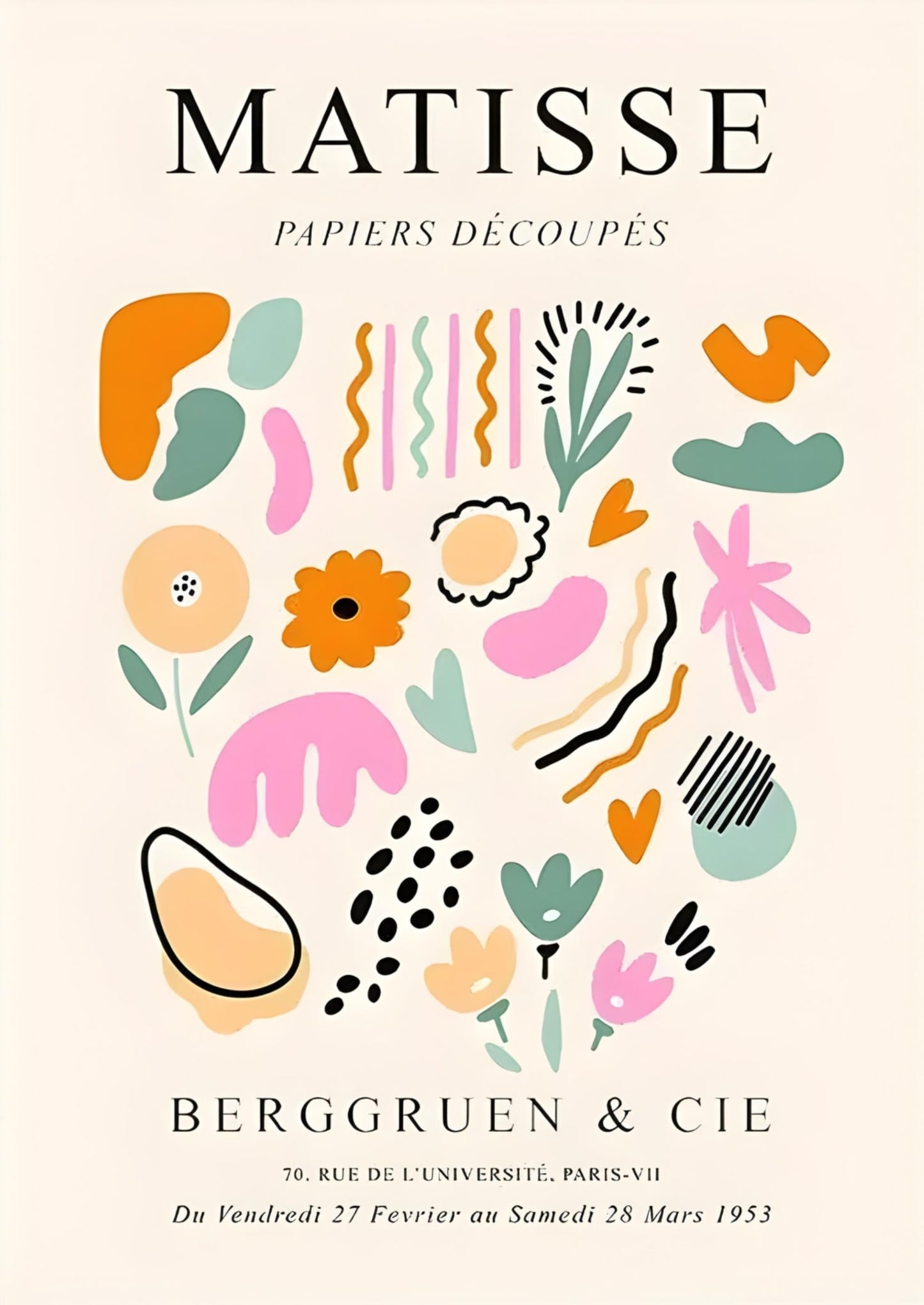 Henry Matisse | Berggruen & Co. Exhibition | Cut-Outs