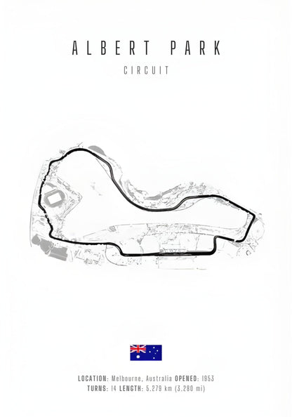 Albert Park F1 Circuit | Track Layout