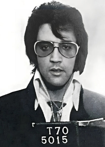 Elvis Presley | Vintage Mugshot Art