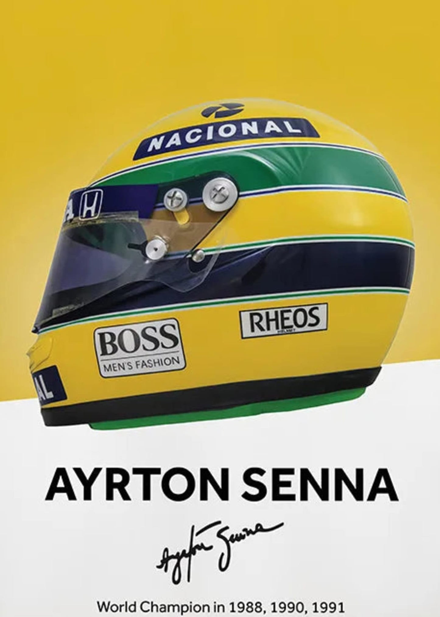 Formula 1 Helmet Canvas Art