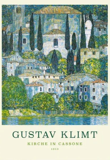 Gustav Klimt | Kirche in Cassone | Vintage Artwork