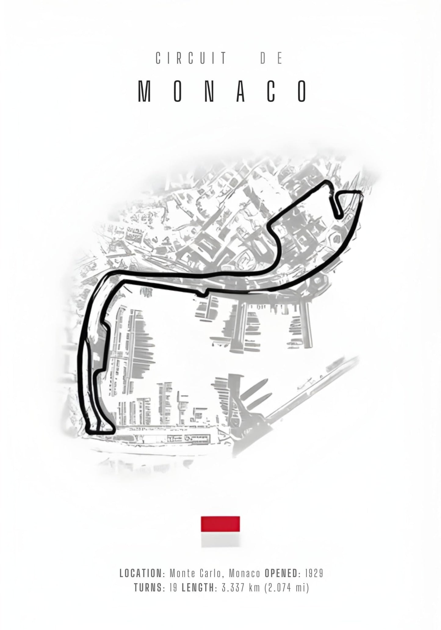 Monaco F1 Track Layout
