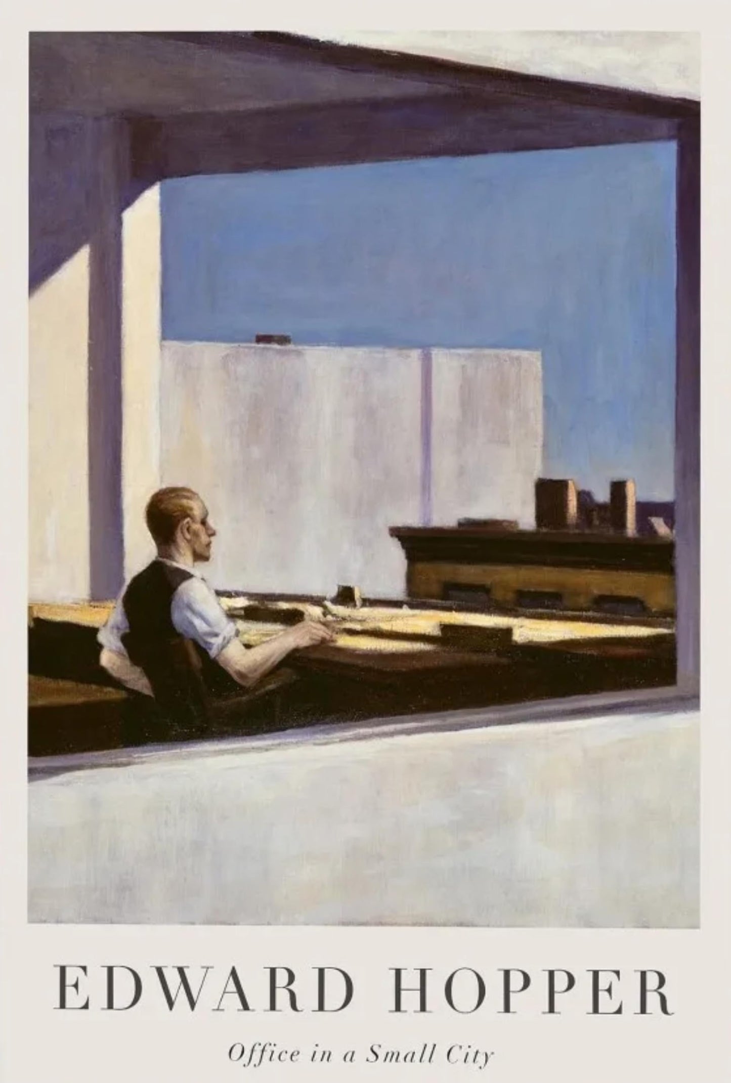 Edward Hopper | Office in a Small City | Classic American