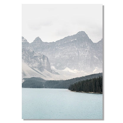 Nordic Fjord Landscape | Wall Art Poster | Scenic Nature Print | Home Decor | Scenic View Decor
