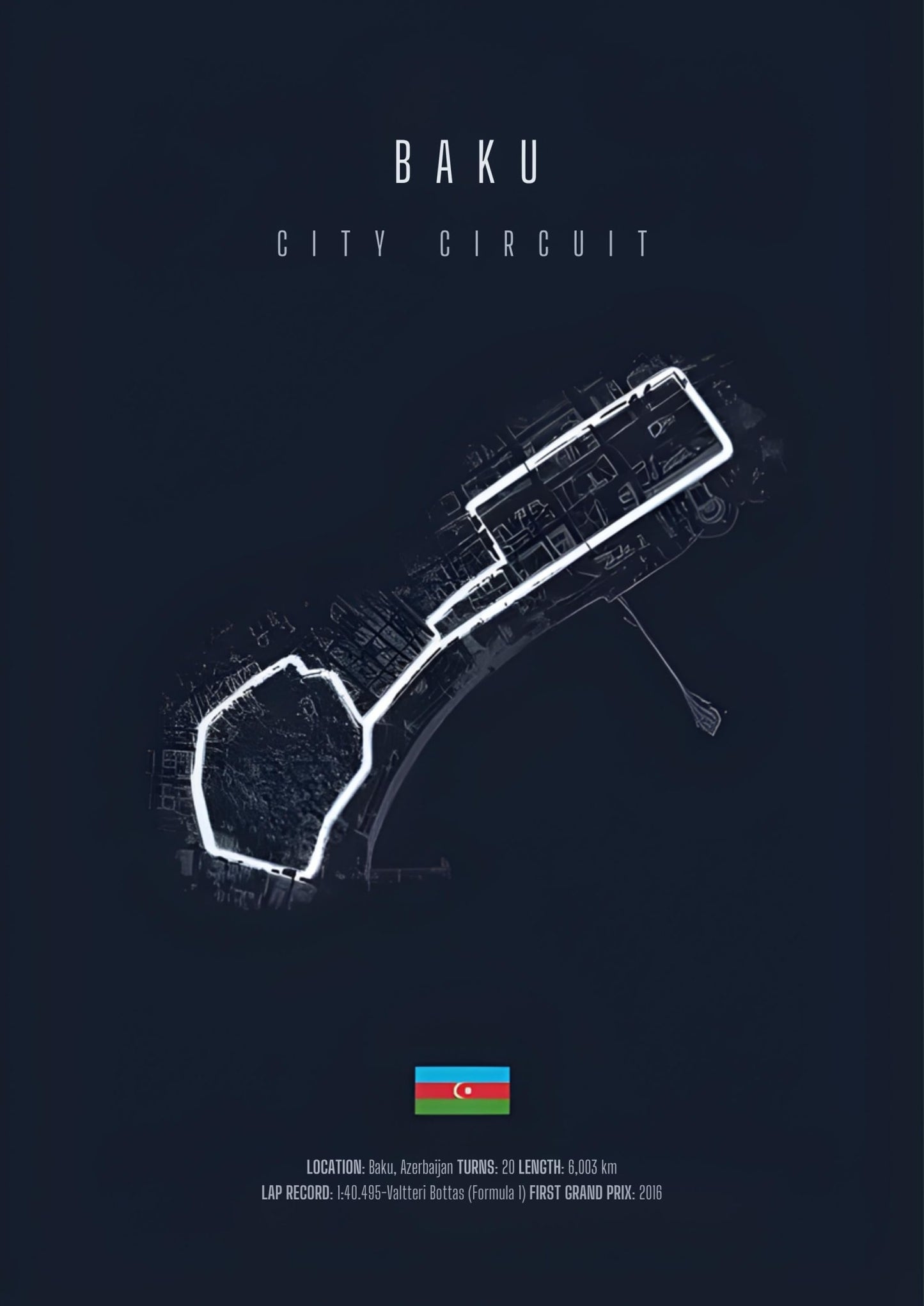 Baku F1 Circuit | Track Layout