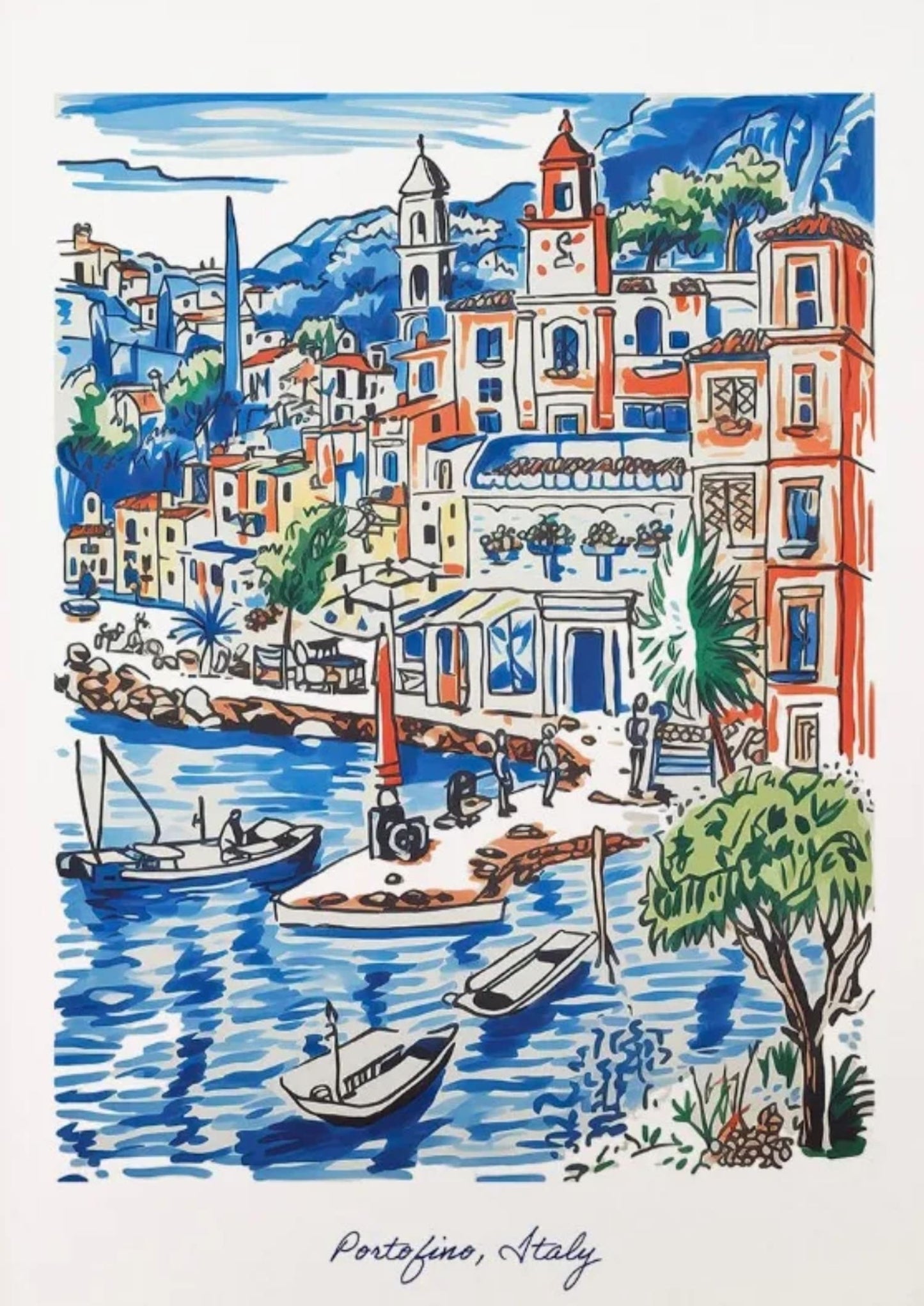 Portofino Waterfront | Italian Riviera | Nautical Style