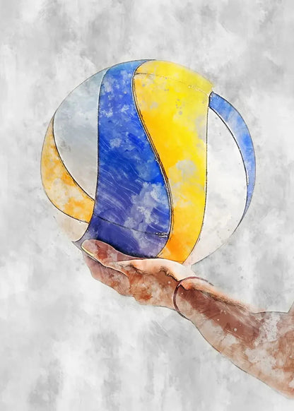 Volleyball Poster | Celebration of Sport | Passion and Perseverance | Wall Art Decor