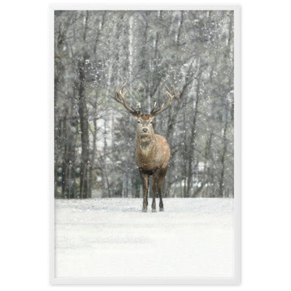 Hi Deer | Winter Editions Poster | Home Decor Artwork | Seasonal Wall Art