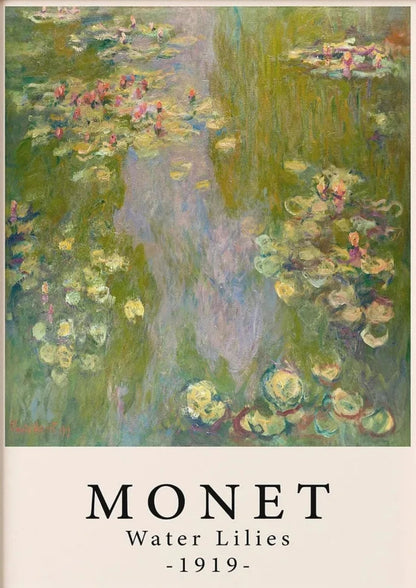 Monet's Water Lilies 1919 | Impressionist Art