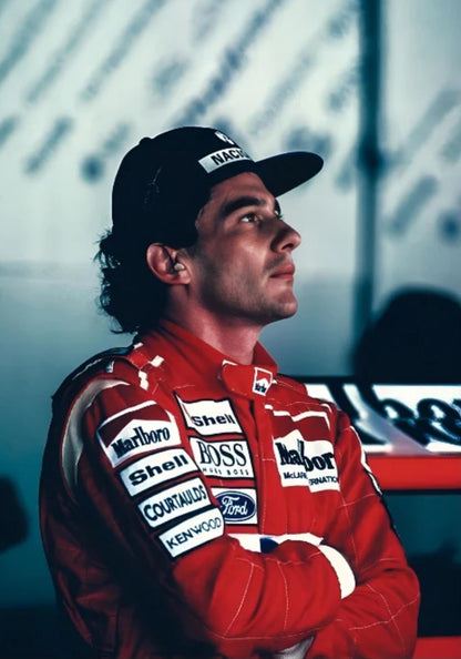 Ayrton Senna F1 Racing Driver Art