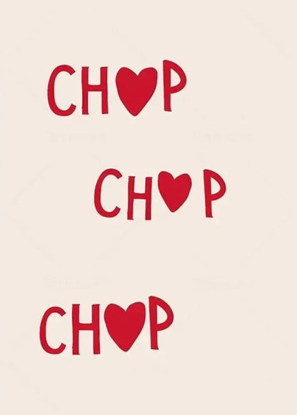 Chop Series | Hand Drawn Minimalist Art