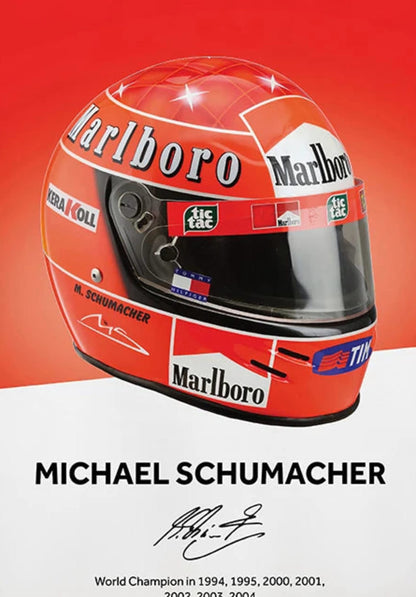 Formula 1 Helmet Canvas Art