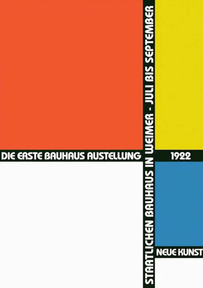 Piet Mondrian | Bauhaus 1922 Exhibition