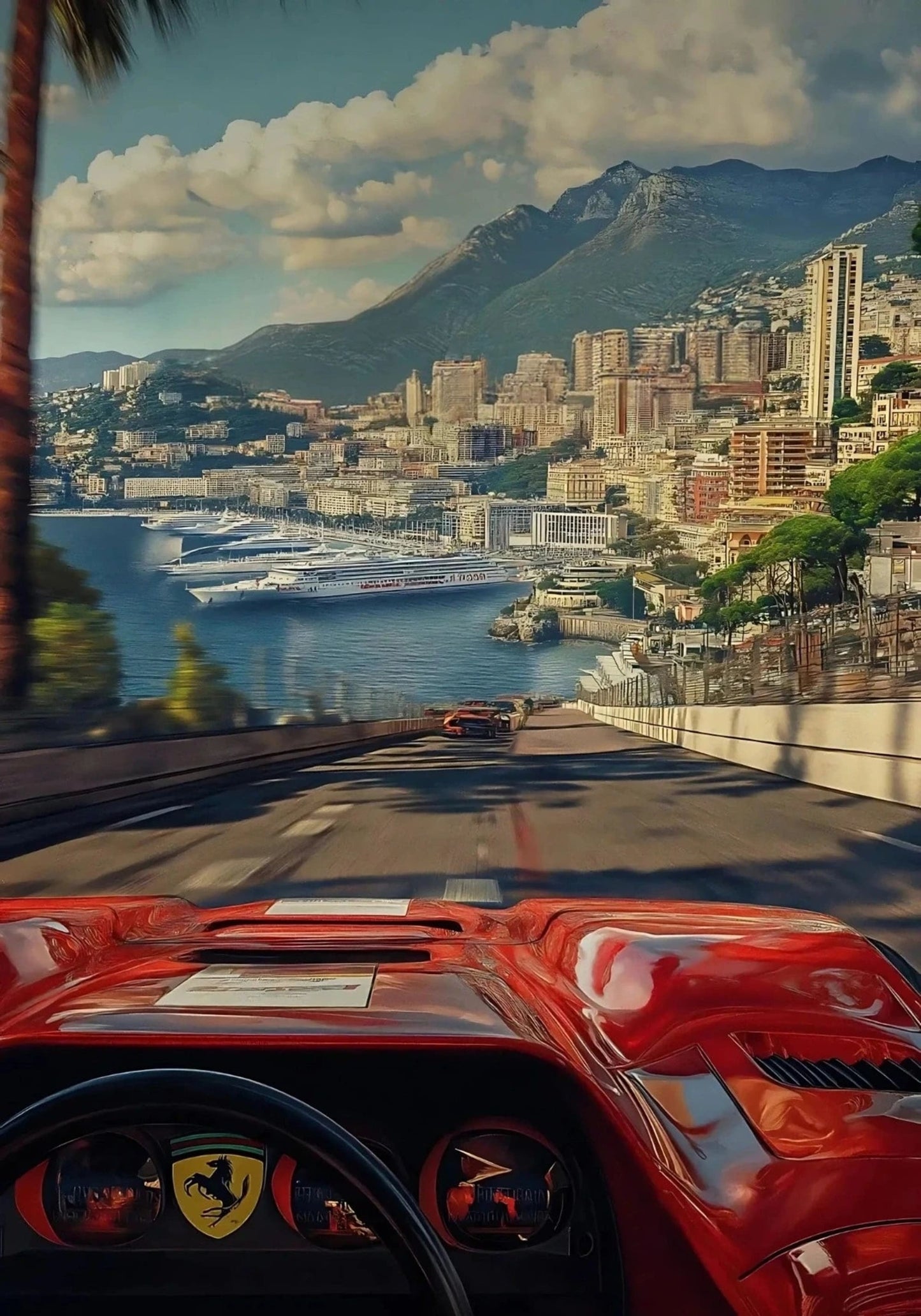 Monaco F1 Grand Prix | Ferrari 512 TR Interior