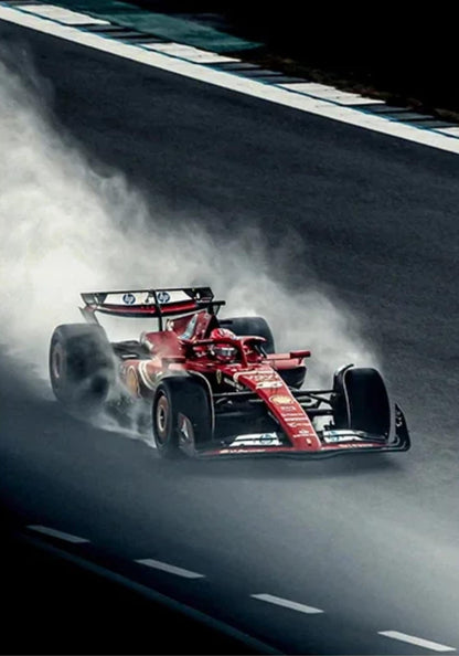 Senna Grand Prix | Abstract Racing Graffiti | Leclerc Supercar