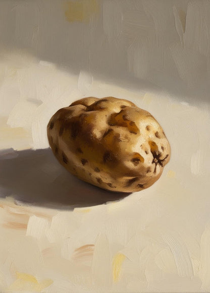 Classic Potatoes Poster | Kitchen Wall Art | Vegetable Decor | Rustic Farmhouse Style | Culinary Illustration | Home & Garden Decor