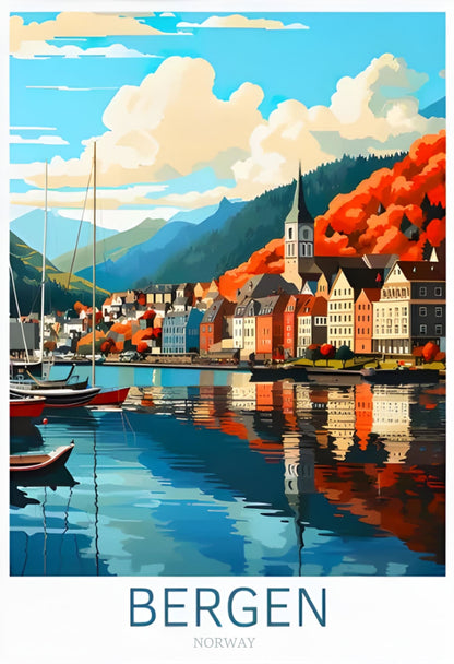 Bergen Norway | Scenic Travel Art