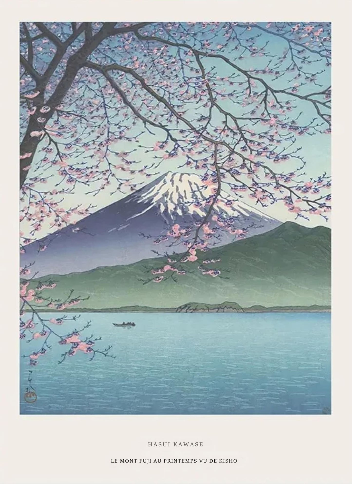 Mount Fuji | Spring View | Japanese Ukiyo-e Art