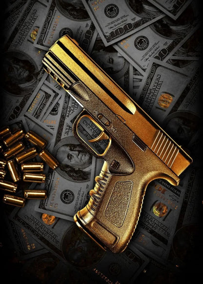 Golden Gun | Luxury Money & Weapon Art