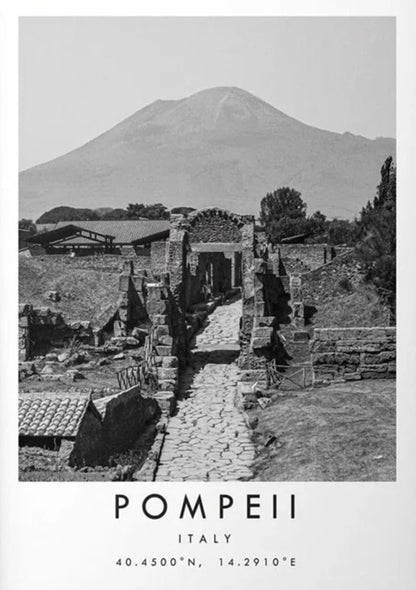 Pompeii Ruins | Vintage Italy Landscape