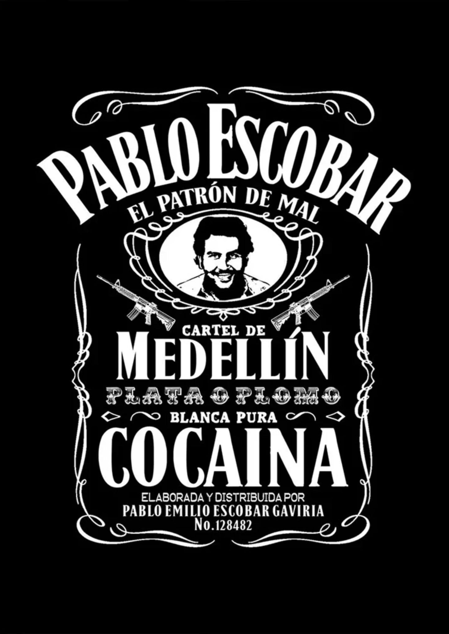 Pablo Escobar | Vintage Whiskey Label Art