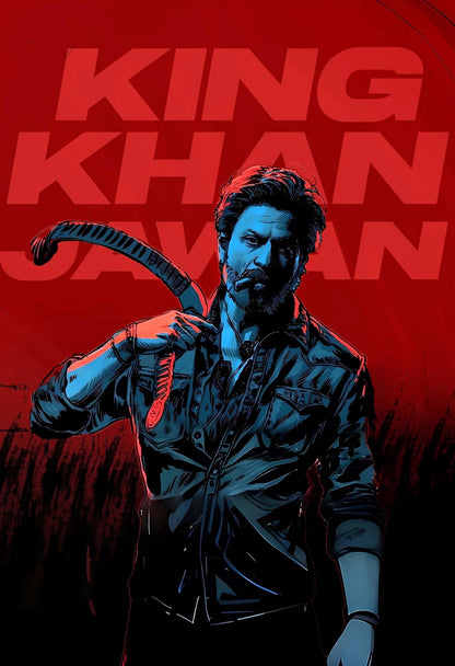 King Khan Jawan | SRK Movie Poster