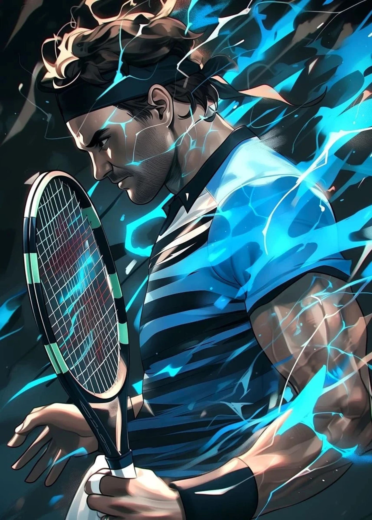 Roger Federer | Tennis Legend Tribute Art