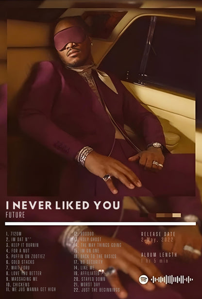 Future Album Art | I Never Liked You | Rap Legends