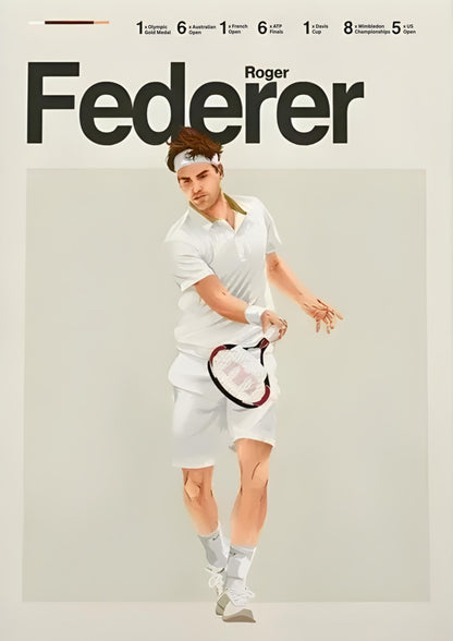 Roger Federer | Modern Tennis Art