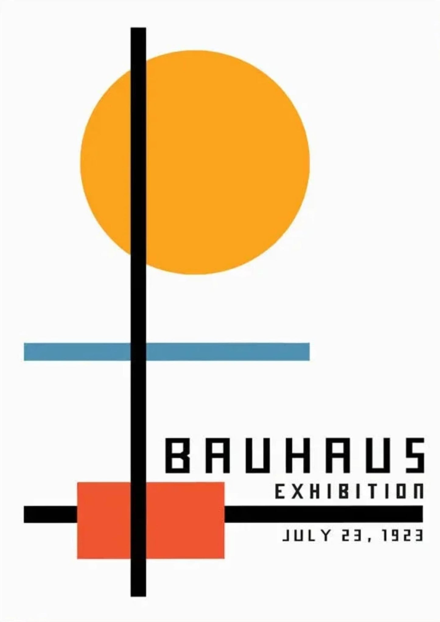 Piet Mondrian | Bauhaus 1923 | Modern Geometric