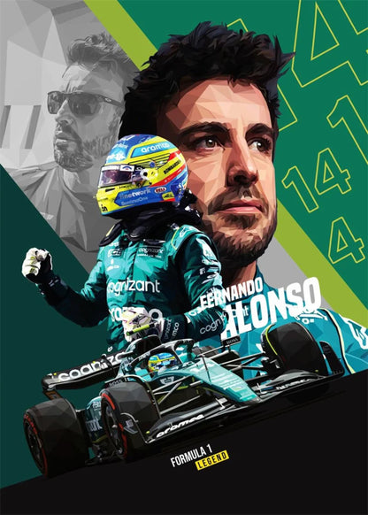 Fernando Alonso | Aston Martin Racing Helmet