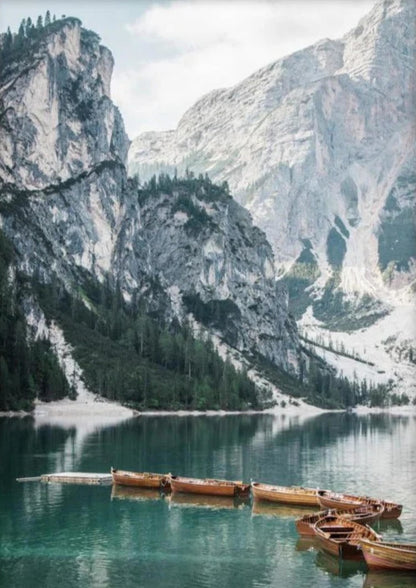 Braies Lake 2 | Nature poster | Ice Lake