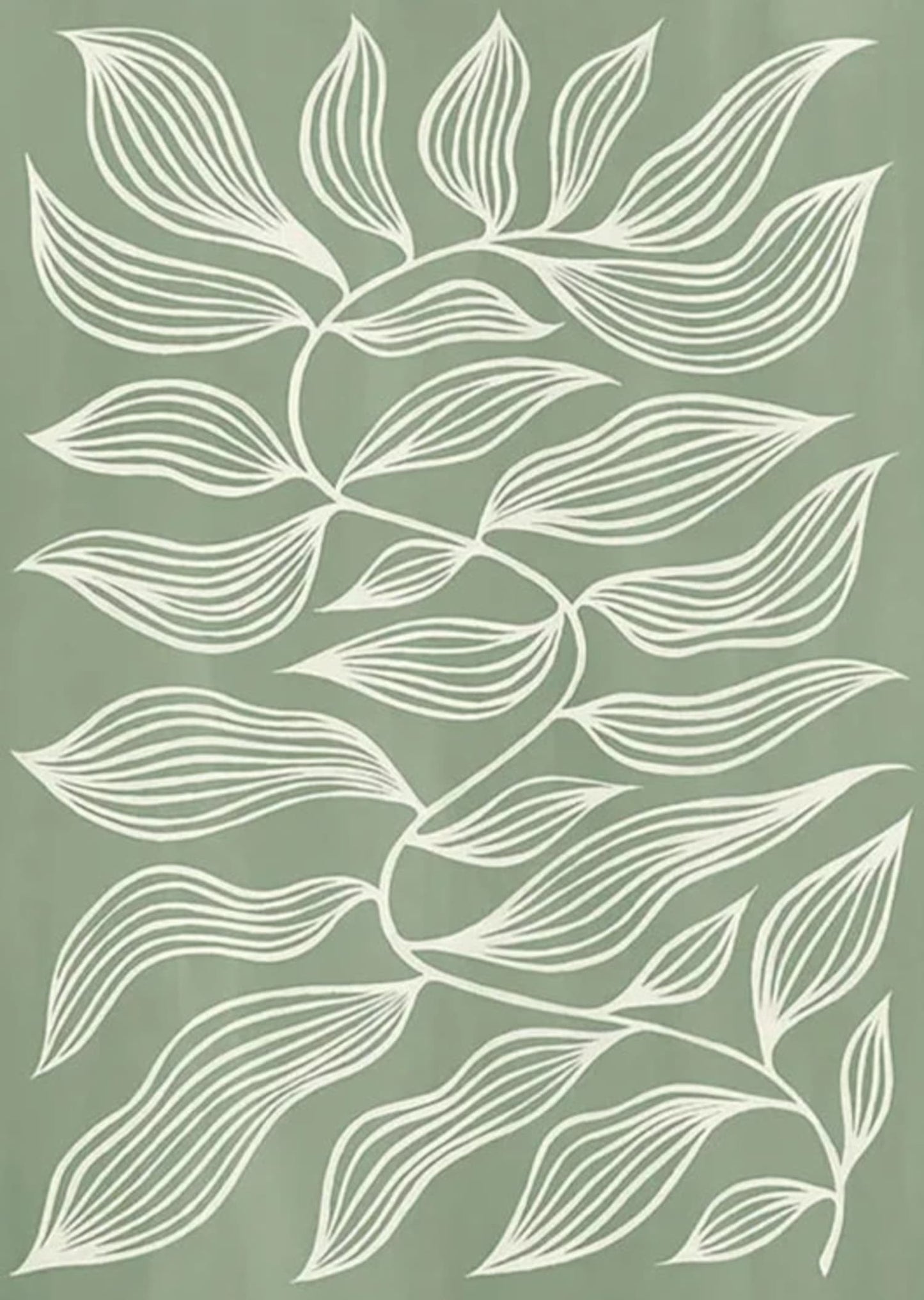 Earthy Geometric | Abstract Green Shapes | Modern Decor