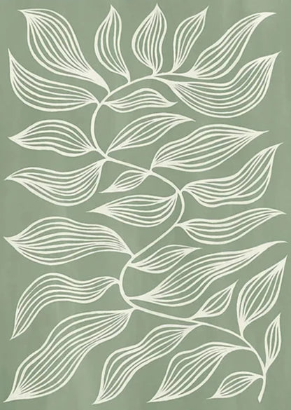 Earthy Geometric | Abstract Green Shapes | Modern Decor