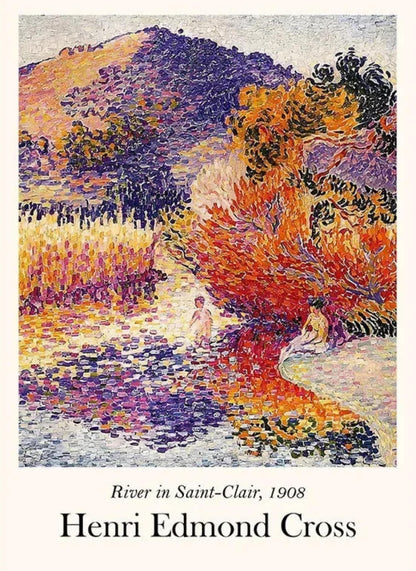 Henri Edmond Cross | River in Saint-Clair | Impressionist Landscape