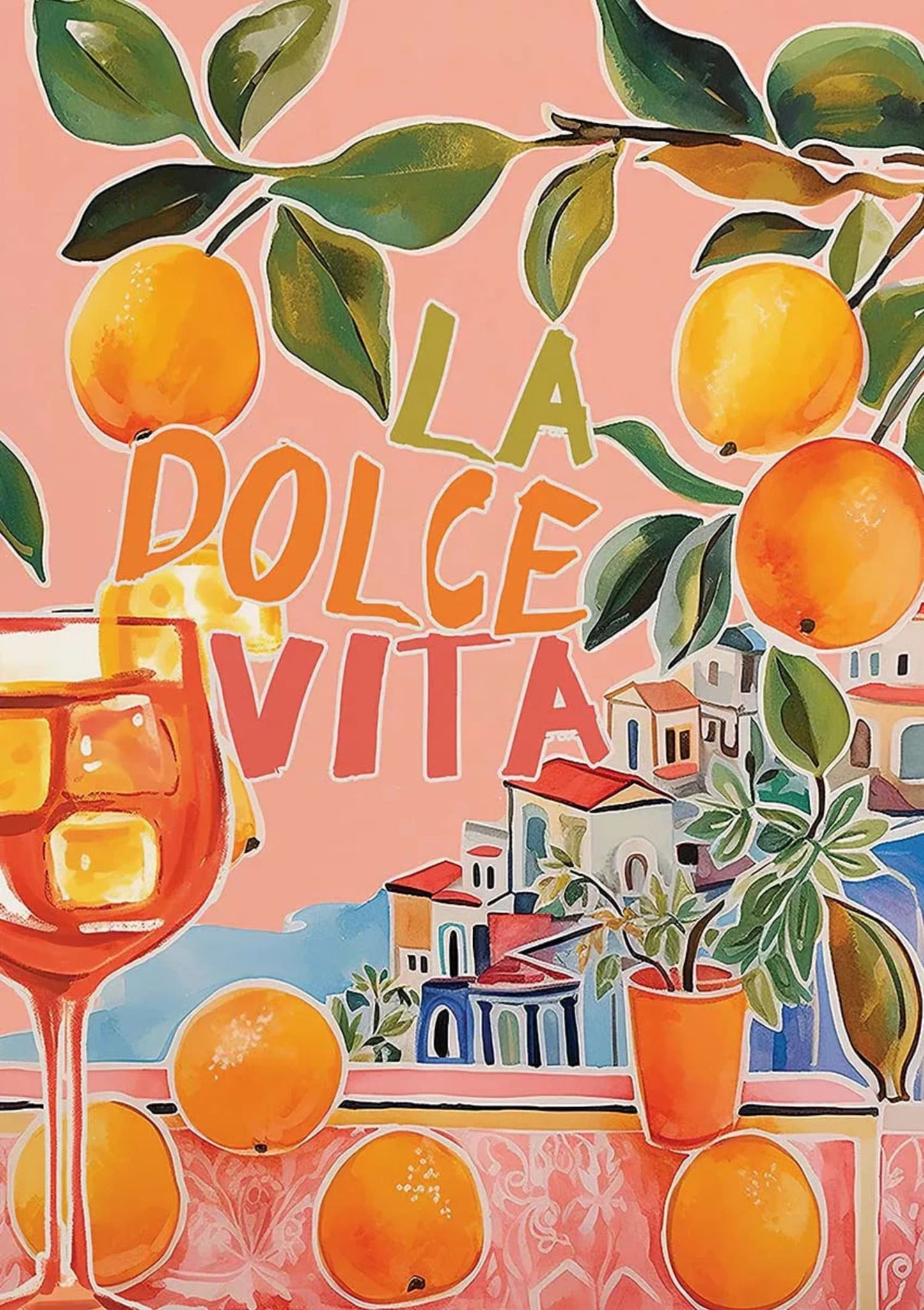 Aperol & Oranges | Vintage Italian Retro Style