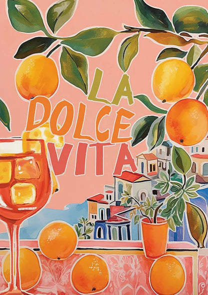 Aperol & Oranges | Vintage Italian Retro Style