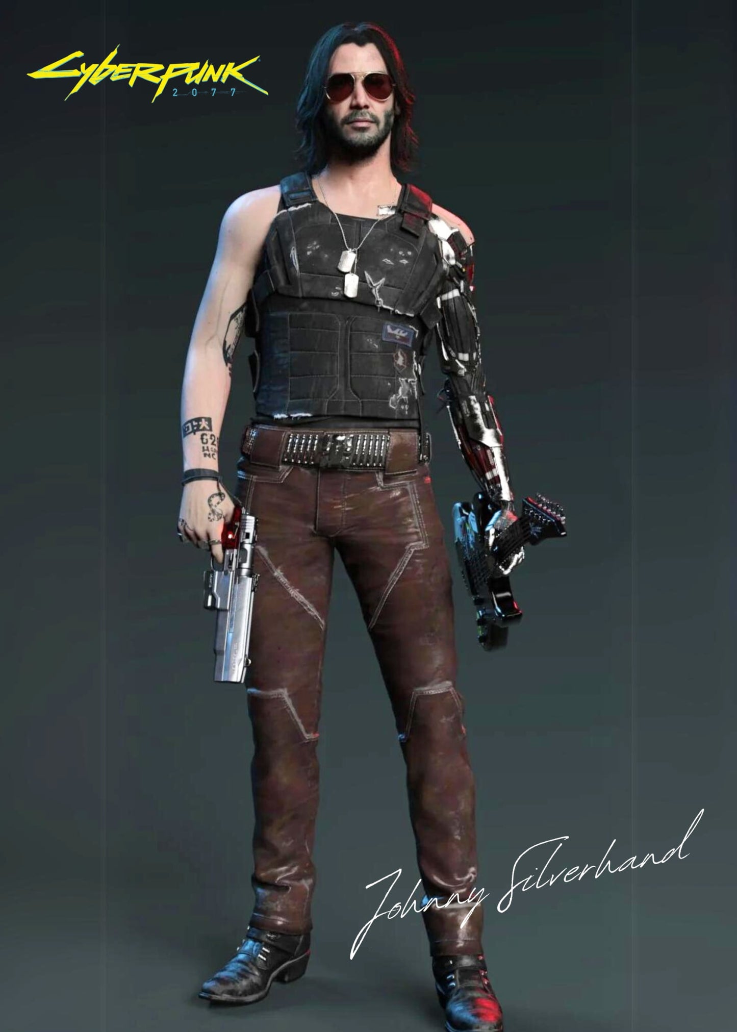 Cyberpunk 2077 | Johnny Silverhand | Sci-Fi Gaming Art
